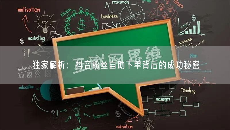 独家解析：抖音粉丝自助下单背后的成功秘密