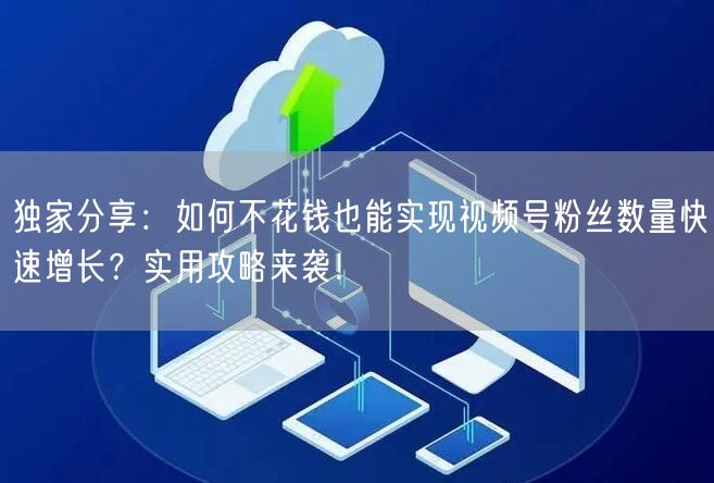 独家分享：如何不花钱也能实现视频号粉丝数量快速增长？实用攻略来袭！