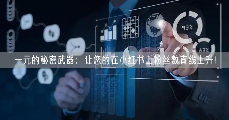一元的秘密武器：让您的在小红书上粉丝数直线上升！