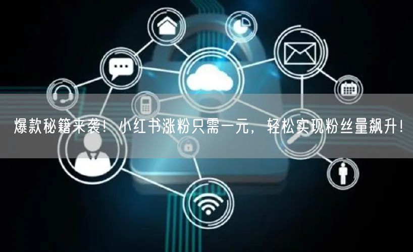 爆款秘籍来袭！小红书涨粉只需一元，轻松实现粉丝量飙升！