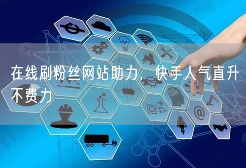 在线刷粉丝网站助力，快手人气直升不费力